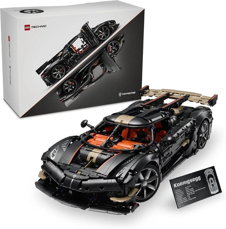 LEGO Technic Koenigsegg Sadair S Spear Megacar 42232