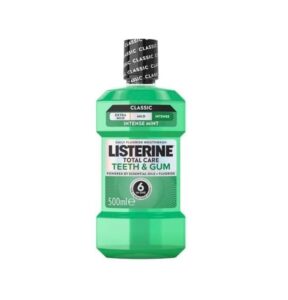 Listerine Total Care Teeth And Gum Intense Taste Daily Fluoride Mouthwash 500ml