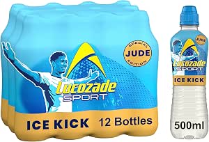 Lucozade Sport Ice Kick Jude Bellingham Edition 500ml Pack Of 12