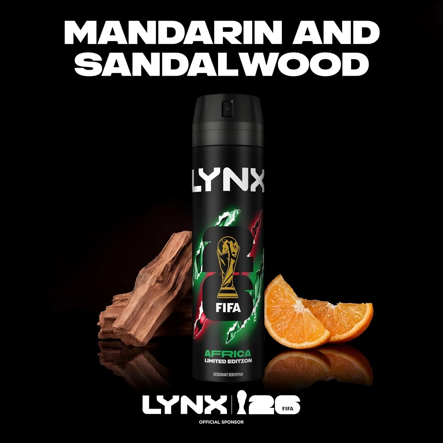 Lynx Limited Edition Fifa Africa Aerosol Body Spray Men S Deodorant With A Manda