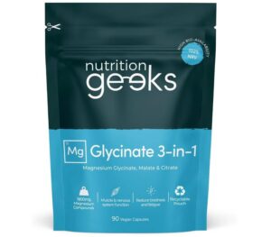 Magnesium Glycinate 3 In 1 Complex 1800mg Supplements As Bisglycinate Citrate An