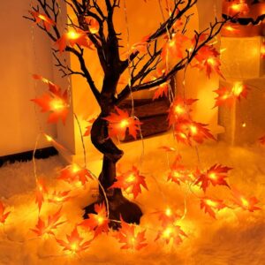Maple Leaves Fairy Lights 3m 20led Autumn Decoration String Lights