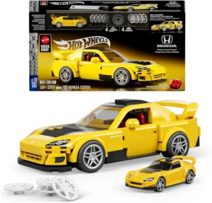 Mattel Brick Shop Hot Wheels Speed Series 07 Honda S2000 Building Toy Kit