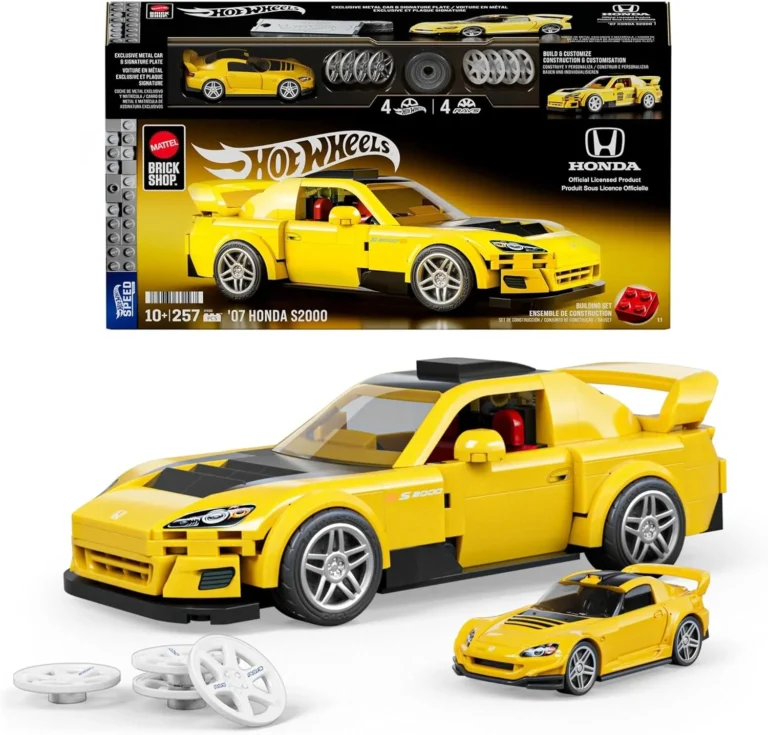 Mattel Brick Shop Hot Wheels Speed Series 07 Honda S2000 Building Toy Kit