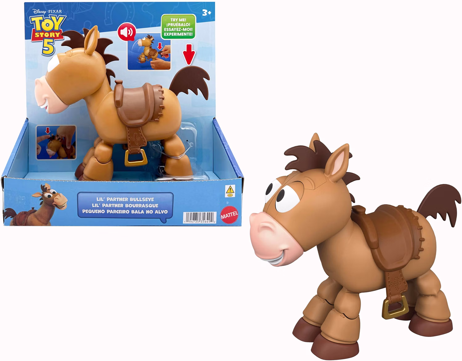 ​Mattel Disney and Pixar Toy Story 5 Lil'Partner Bullseye, Horse Toy