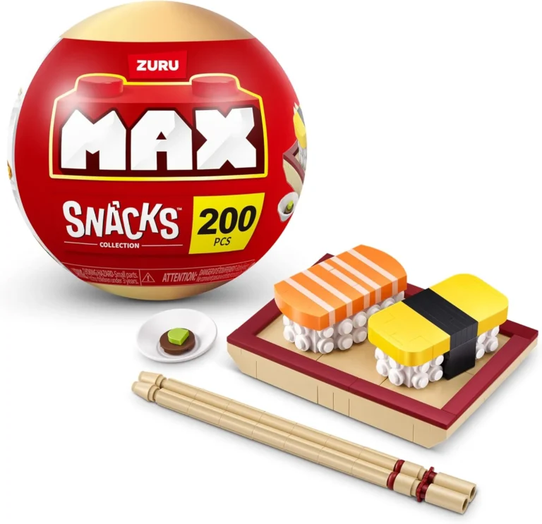 Max Premium Snacks Building Bricks Sushi Novelty Unboxing Toy Collectible Mini S
