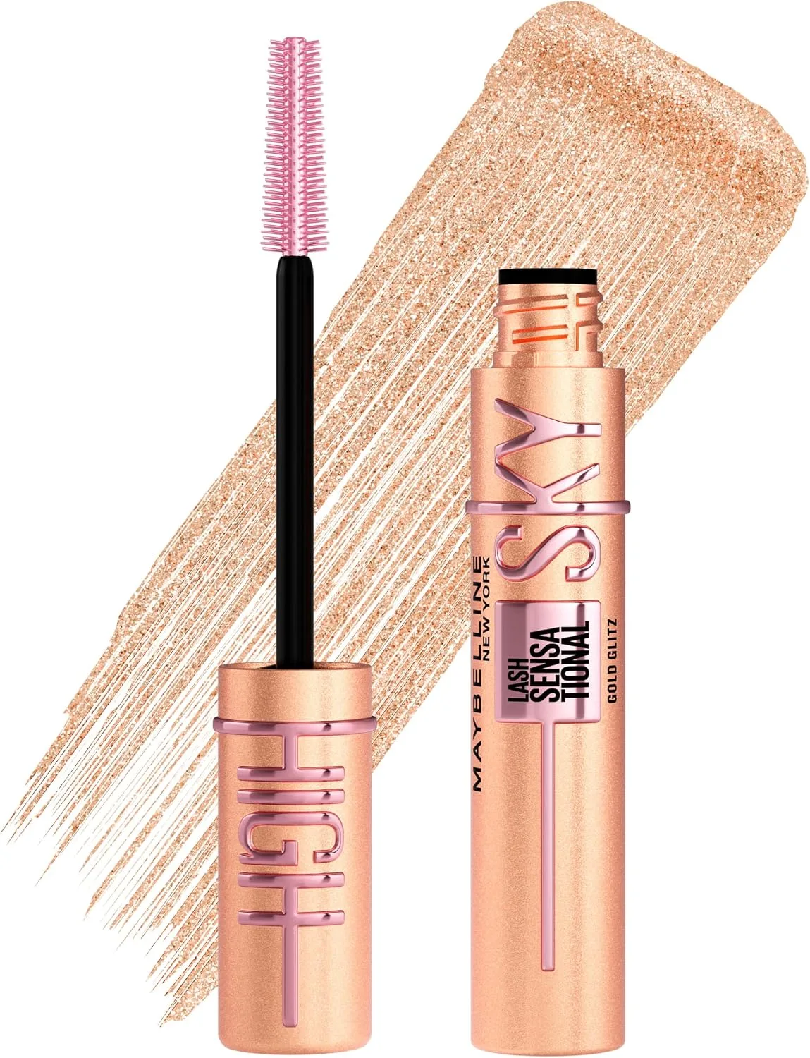 Maybelline Gold Mascara Lash Sensational Sky High Lengthening Gold
