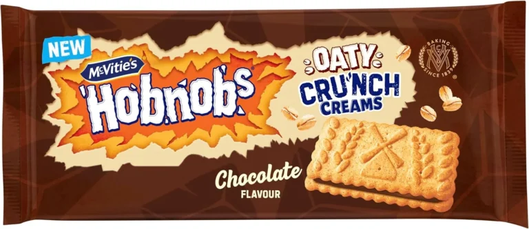 Mcvitie S Hobnobs Oaty Crunch Creams Chocolate Flavour 100 G Pack Of 1
