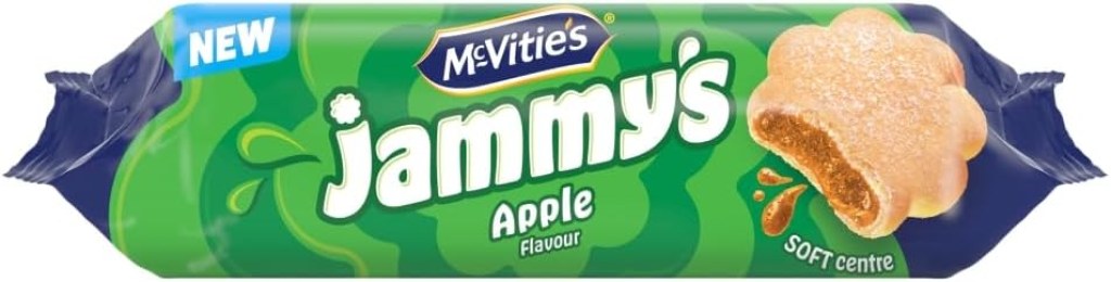 Mcvitie S Jammy S Apple Flavour Biscuits