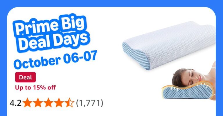 Memory Foam Pillow Neck Pillow Ergonomic Neck Support Pillow Side Sleeper Pillow
