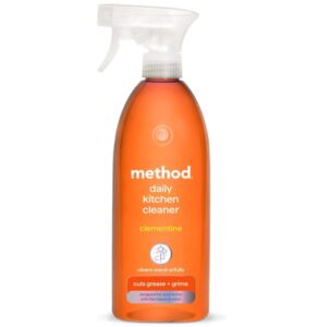 Method Daily Kitchen Cleaner Spray Clementine Cuts Grease 828ml