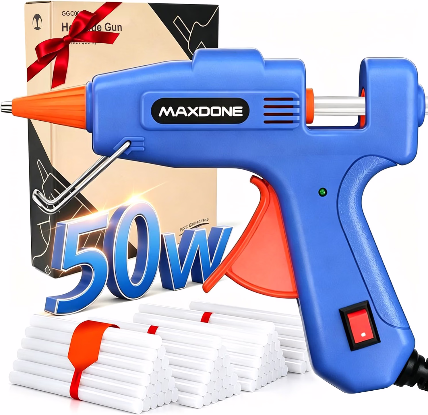 Mini Hot Glue Gun Kit 50w Mini Glue Gun Fireproof Upgraded Version