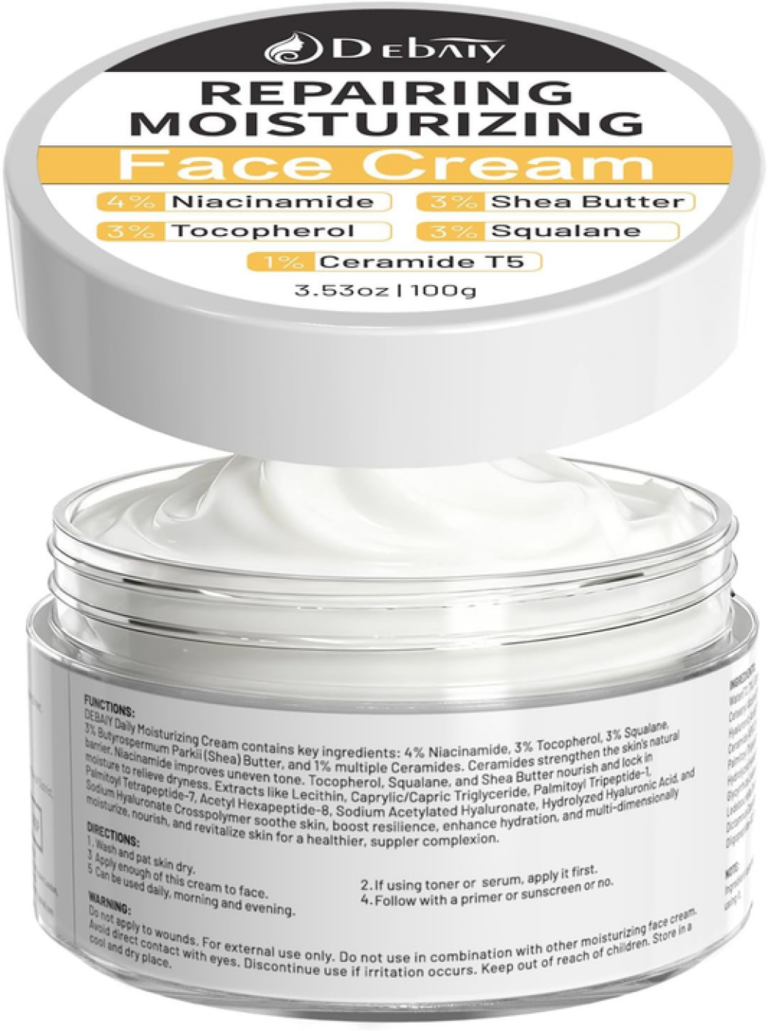 Moisturizer Cream Face Cream With 4 Niacinamide 3 Tocopherol Ceramides Boosts Sk