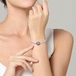 Moments Women's 925 Sterling Silver Snake Chain Bracelet for Charms, Valentine's Day Mother's Day Birthday Gift for Mom Wife B1