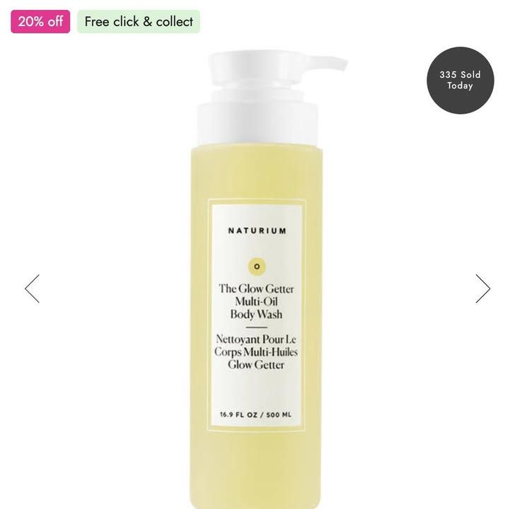 Naturium The Glow Getter Multi Oil Hydrating Body Wash 500 Ml