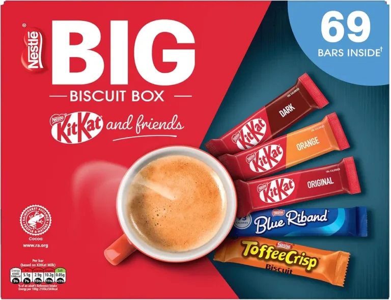 Nestle Kitkat And Friends Big Biscuit Box 69 X Chocolate Biscuit Bars Kitkat Blu