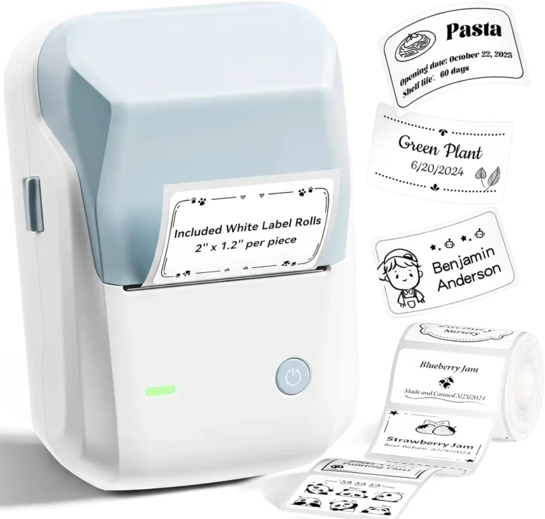 Niimbot B1 Label Maker With 1 Roll Tape 2 Inch Portable Bluetooth Label Printer