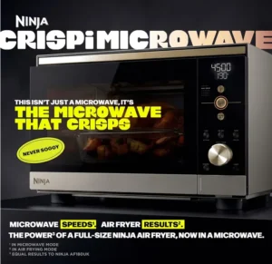 Ninja Crispi Microwave And Air Fryer Fusioncrisp Technology 8 Microwave And 5 Ai