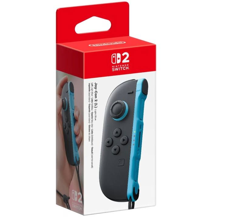 Nintendo Joy Con 2 L Light Blue Bluetooth