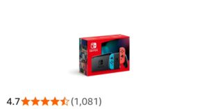 Nintendo Switch Neon Red Neon Blue