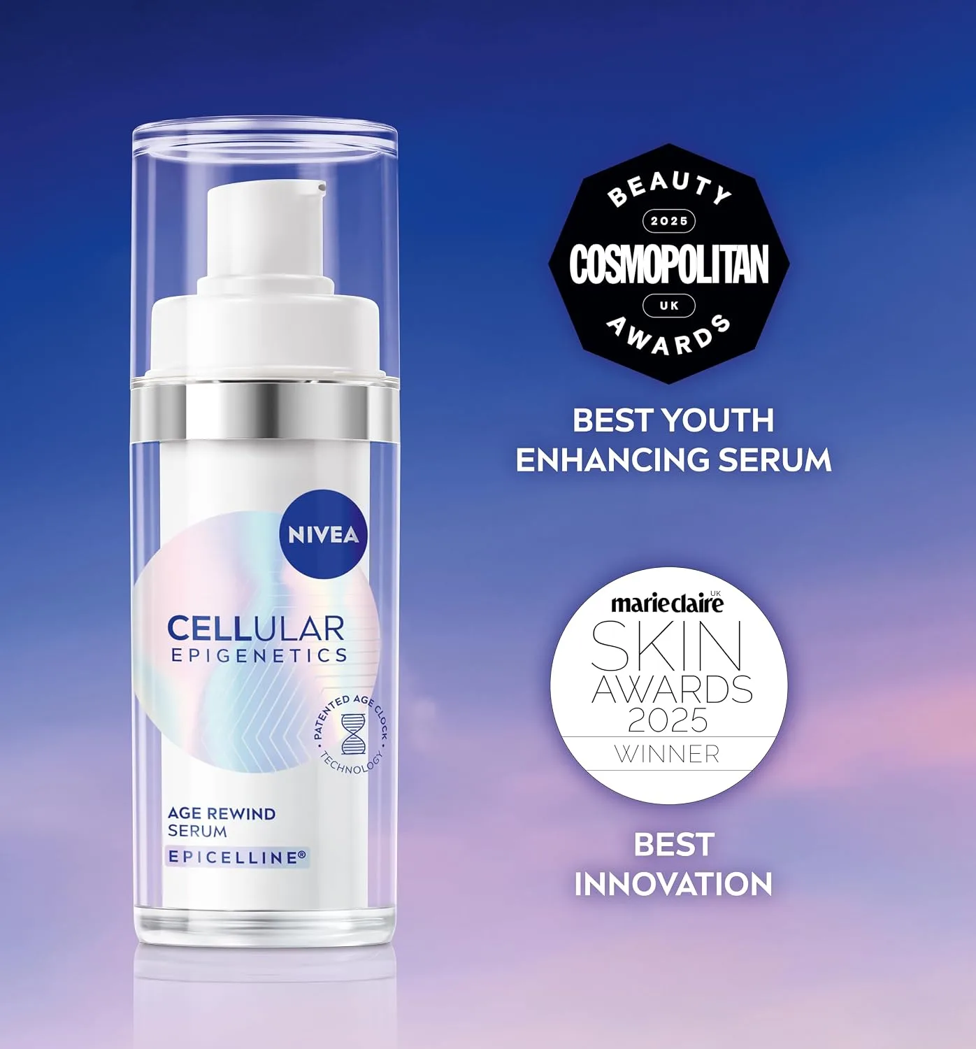 Nivea Cellular Epigenetics Age Rewind Face Serum With Epicelline 15ml Anti Wrink