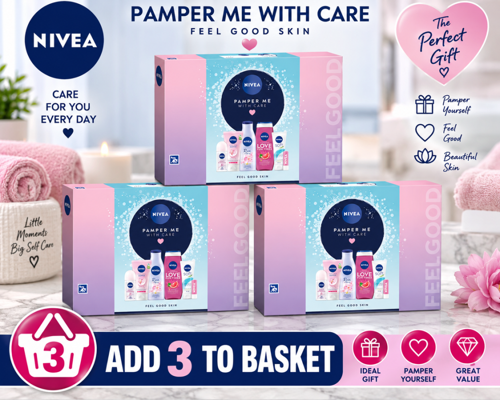 Nivea Pamper Me With Care Gift Set 6 Products