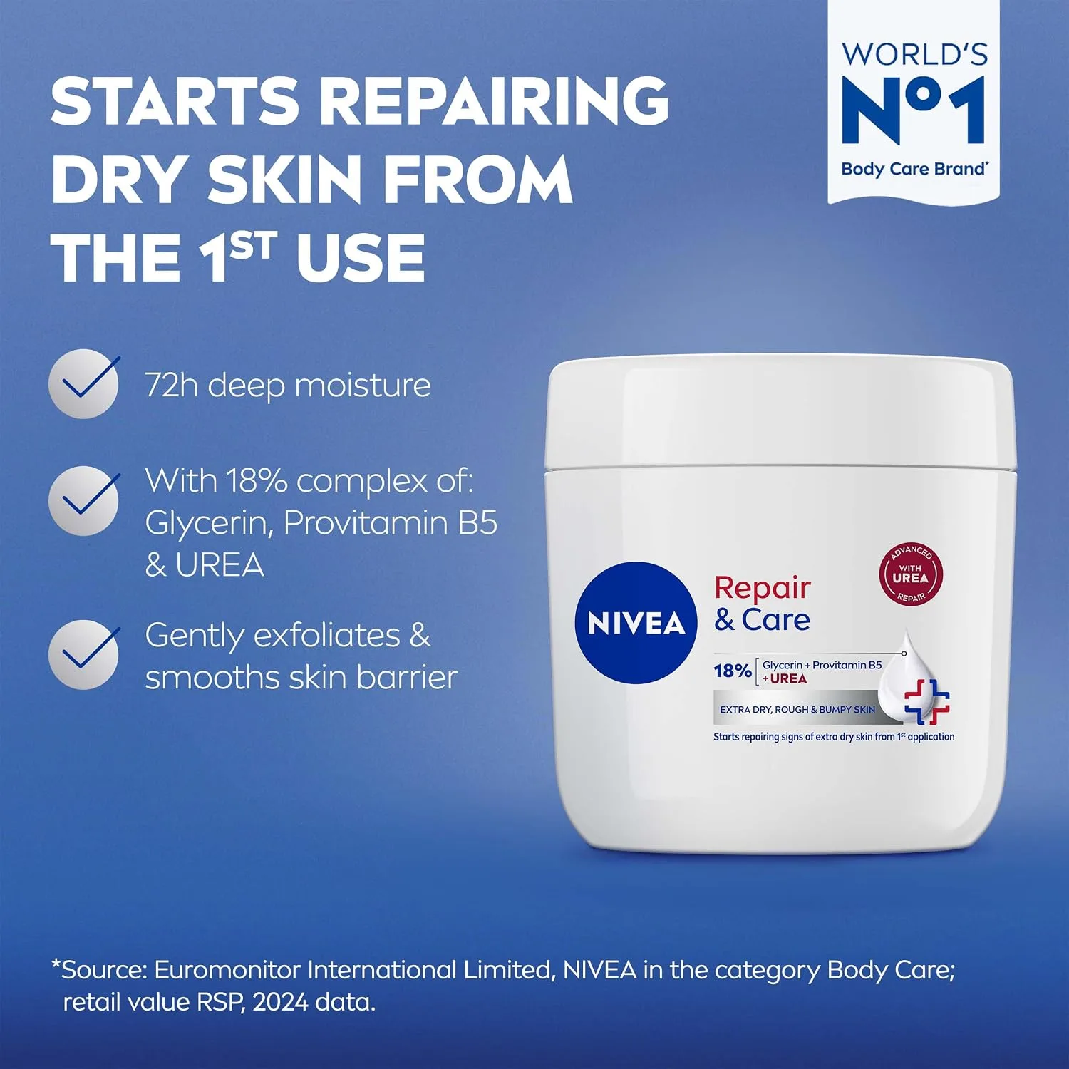 Nivea Repair And Care Advanced Repair Body Cream 400 Ml