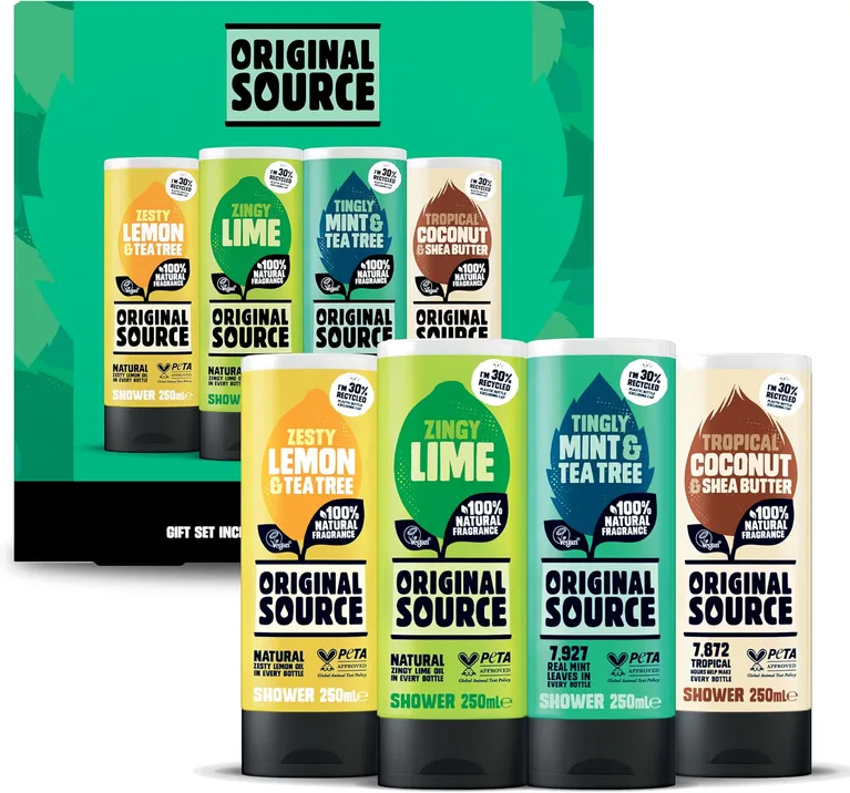 Original Source The Og S Gift Set With Lemon And Tea Tree Lime Mint And Tea Tree