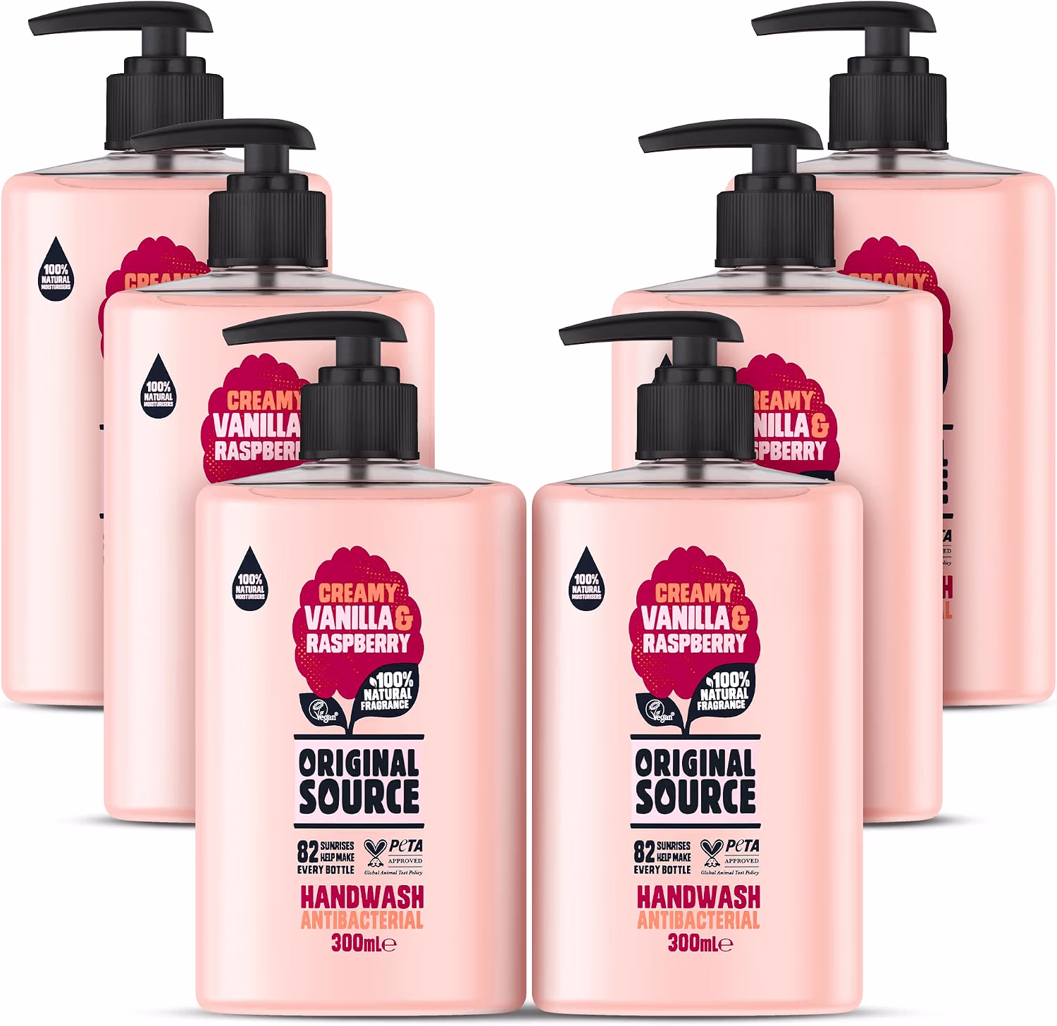 Original Source Vanilla Milk And Raspberry Handwash With 100 Natural Fragrance V