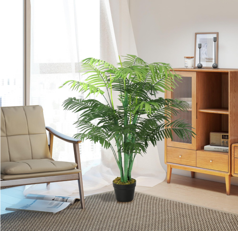 Outsunny 125cm 4ft Artificial Palm Plant
