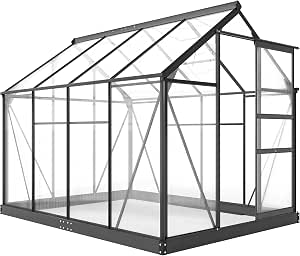 Outsunny 6 X 8ft Polycarbonate Greenhouse