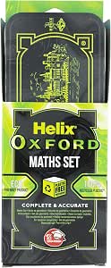 Oxford Helix Maths Set Green And Black Marble Edition 9 Piece
