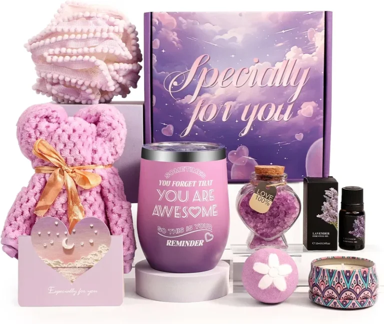 Pamper Gift Set For Women With Tumbler Luxury Bath Self Care Gift Box