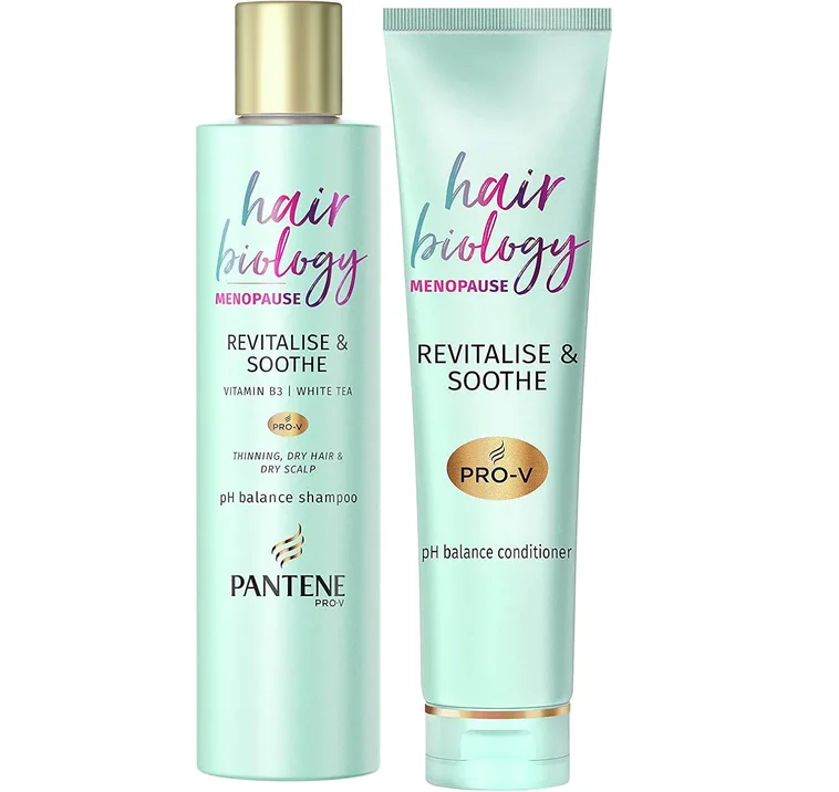 Pantene Menopause Shampoo And Conditioner Hair Thickening For Dry Hair And Scalp
