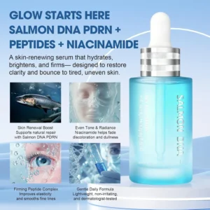 Pdrn Serum With Salmon Dna Pink Peptide Serum Pink Glow Serum Peptide Niacinamid