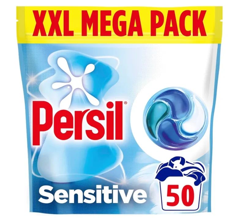 Persil Sensitive 4 In 1 Laundry Capsules 50 Washes Non Bio