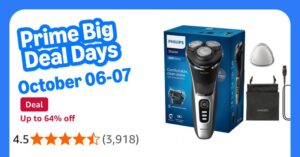 Philips Electric Shaver 3000 Series Wet And Dry Electric Shaver For Men With Ski