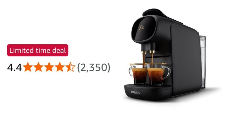 Philips L Or Barista Sublime Pod Coffee Machine Dual Spout 19 Bars Black