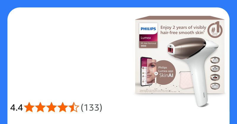 Philips Lumea 9900 Series Ipl Hair Removal Device Laser Hair Removal Alternative