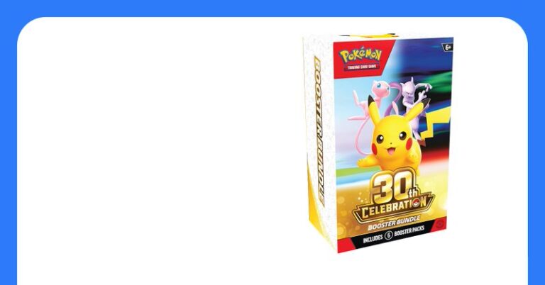 Pokemon Tcg 30th Celebration Booster Bundle 6 Booster Packs