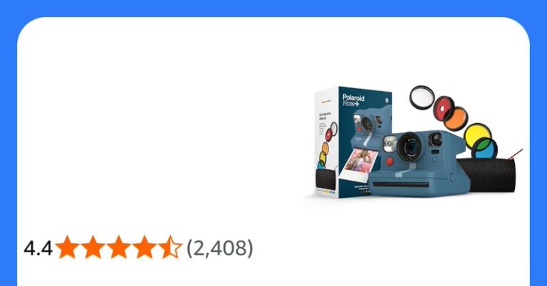 Polaroid Now Instant Camera I Type Calm Blue