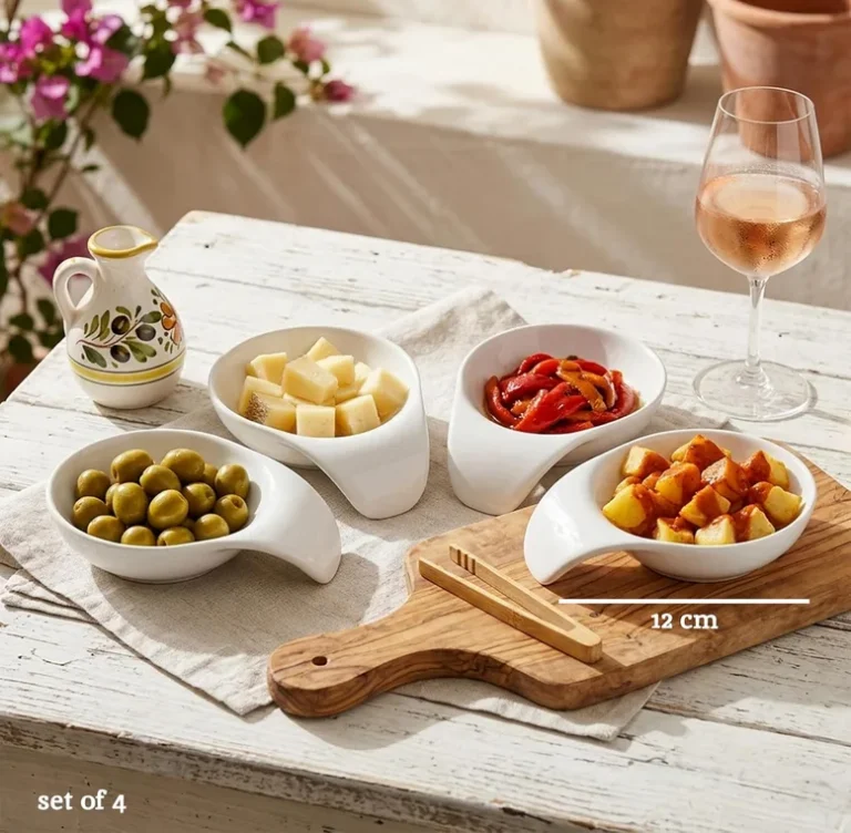 Premier Housewares Entre Serving Dishes White Porcelain
