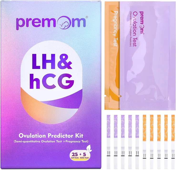 Premom Ovulation And Pregnancy Tests 25 Lh 5 Hcg Women Fertility Test Kit