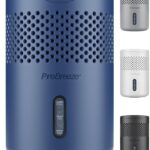 Pro Breeze Osmo® Dehumidifier - Silent & Refillable Moisture Absorber for Damp & Condensation at Home, Bedroom, Wardrobe - Bathroom Mould Remover with 700g Refillable Tablet - Blue