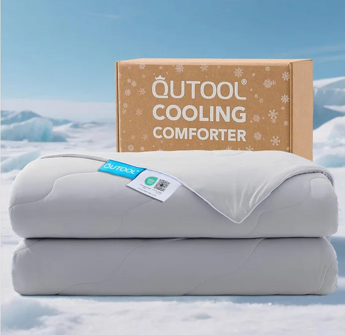 Qutool Cooling Blanket For Night Sweats Lightweight Cooling Comforter Summer Qui