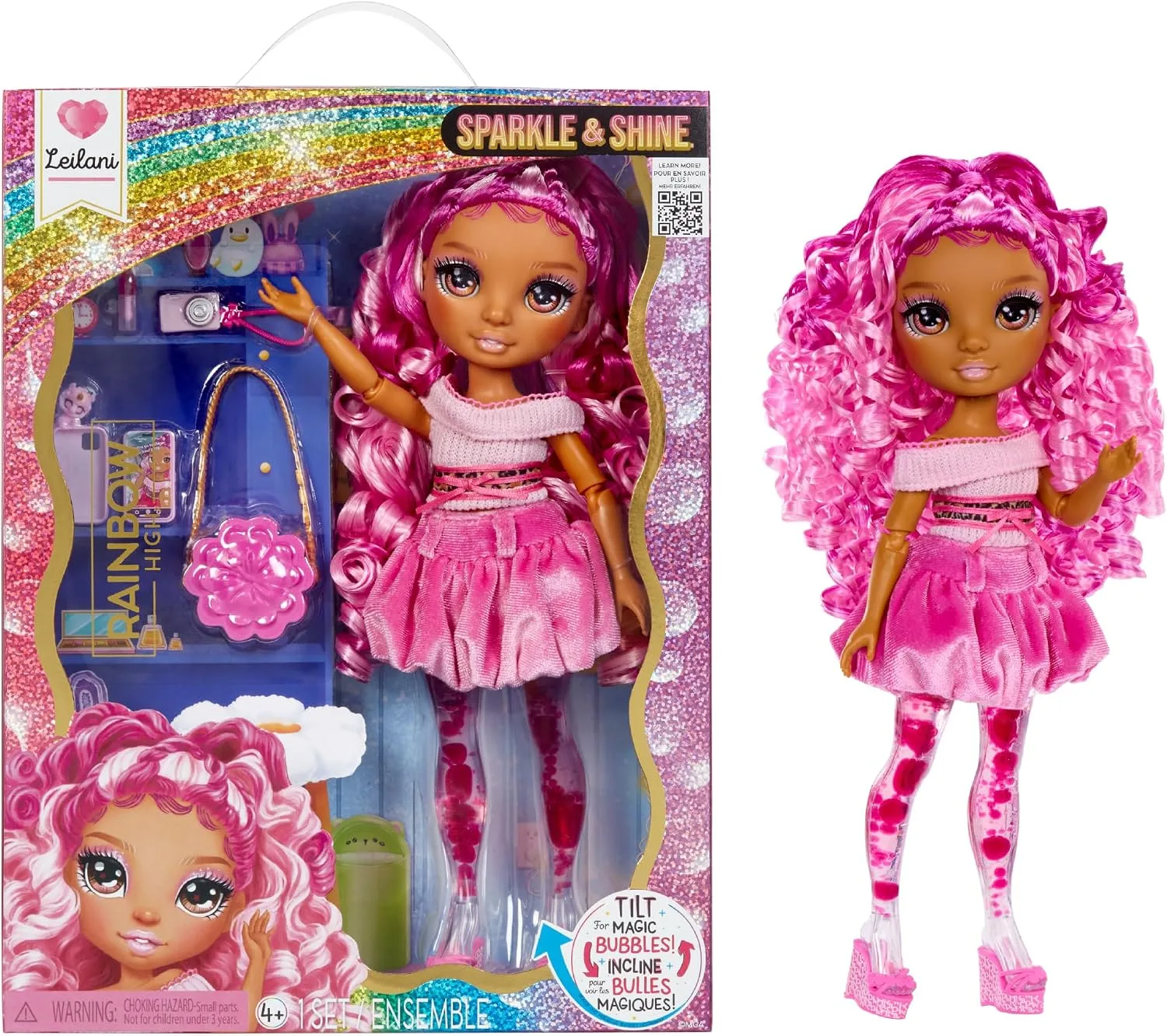 Rainbow High Sparkle Clementine Orange 28 Cm Fashion Doll With Liquid Sparkles I