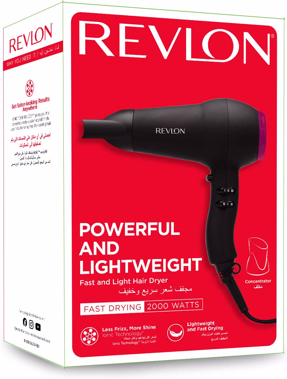 Revlon Rvdr5823 Fast And Light Hair Dryer 2000w