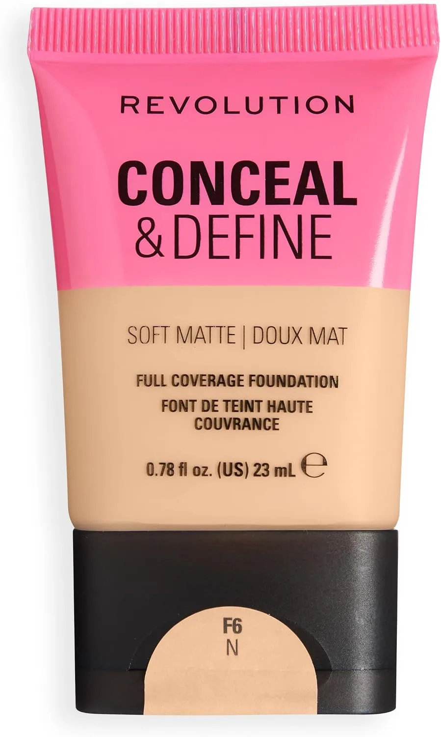 Revolution Conceal And Define Soft Matte Tube Foundation F6n