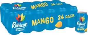 Rubicon Mango Sparkling Fruit Soft Drink 24 Pack