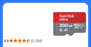 Sandisk Ultra 200 Gb Microsdxc Uhs I Memory Card With Sd Adapter Standard Packag